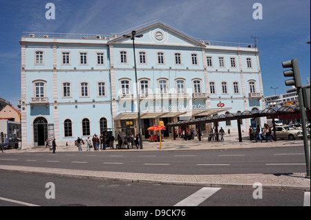 Santa Apolonia Bahnhof Lissabon Lisboa Portugal Stockfoto