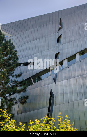 Außenseite des jüdischen Museum Berlin (Jüdisches Museum Berlin), Deutschland Stockfoto