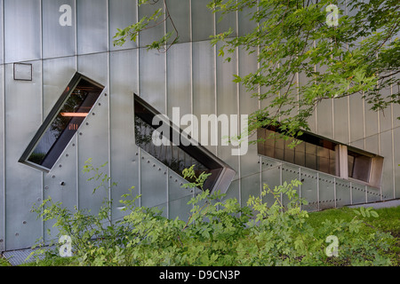 Außenseite des jüdischen Museum Berlin (Jüdisches Museum Berlin), Deutschland Stockfoto