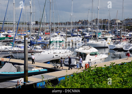 Troon Yacht Haven in South Ayrshire, Schottland, Großbritannien Stockfoto