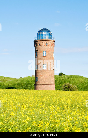 Lager Turm von Kap Arkona, Funkturm von Kap Arkona, Rügen, Deutschland Stockfoto