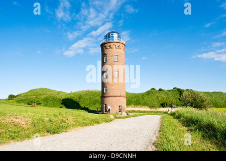 Lager Turm von Kap Arkona, Funkturm von Kap Arkona, Rügen, Deutschland Stockfoto