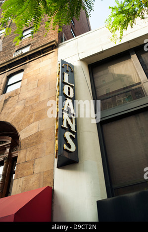 Pawn Shop anmelden in New York City Stockfoto