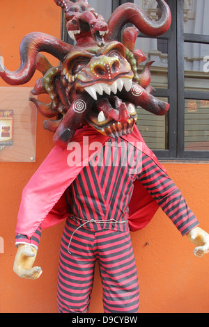 Traditionelle Teufel Maske auf religiösen Festen verwendet. Stockfoto