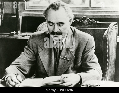 Mikhaylov Georgi Dimitrov, auch als Georgi Dimitrov Michaylov (1882-1949) bulgarische kommunistische Führer: Generalsekretär der Kommunistischen Internationale bekannt. Stockfoto