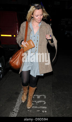 Charlie Brooks in Soho London, England - 24.03.11 Stockfoto