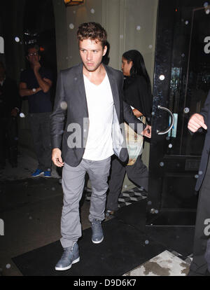 Ryan Phillippe verlassen Craigs Restaurant Hollywood, Kalifornien - 24.03.11 Stockfoto