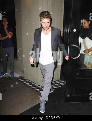 Ryan Phillippe verlassen Craigs Restaurant Hollywood, Kalifornien - 24.03.11 Stockfoto