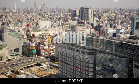 Luftaufnahme von Shinjuku Odakyu Southern Jahrhundert Tower Hotel Stockfoto