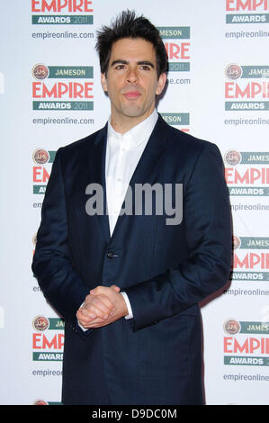 Eli Roth Jameson Empire Film Awards 2011 statt im Grosvenor House - Ankünfte. London, England - 27.03.11 Stockfoto