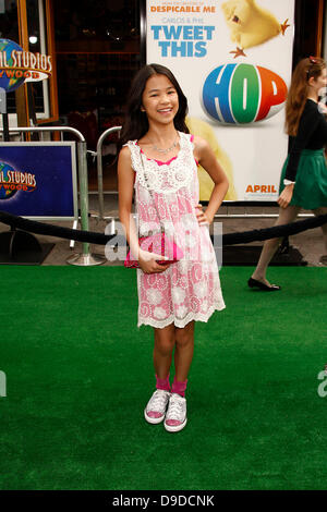 Tiffany Espensen, Los Angeles Premiere von 'Hop' Universal Studios Hollywood Universal City, Kalifornien - 27.03.11 Stockfoto