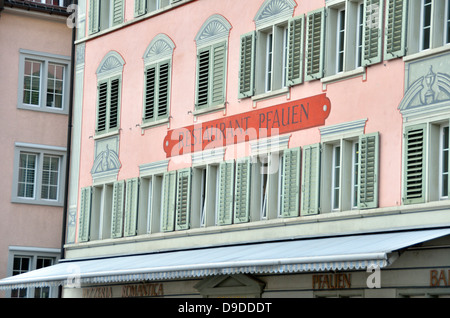 Restaurant Spielenwaren, Einsiedeln, Schwyz, Schweiz. Stockfoto