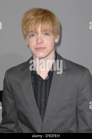 Cameron Monaghan Los Angeles Premiere von "Source Code" statt im Arclight Cinerama Dome - Ankünfte Los Angeles, Kalifornien - 28.03.11 Stockfoto