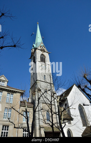 Predigerkirche, Zürich, Schweiz. Stockfoto