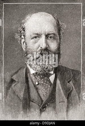 Nathan Mayer Rothschild, 1. Baron Rothschild, Baron de Rothschild, 1840 –1915. Britischer Bankier und Politiker. Stockfoto