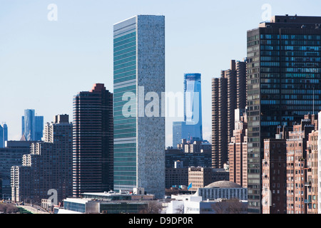 UNO-Gebäude in New York city Stockfoto