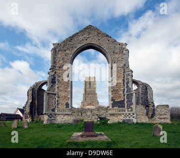 Kirche des Hl. Andreas. Covehithe, Suffolk, England, Vereinigtes Königreich, Europa. Stockfoto