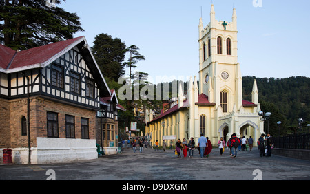 Christus Kirche von Shimla, Himachal Pradesh, Indien Stockfoto