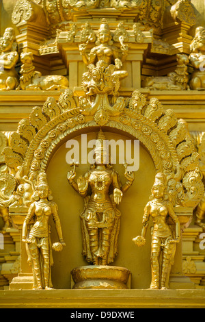 Detail des Hindu-Tempels in Murudeshwara, Karnataka, Indien Stockfoto