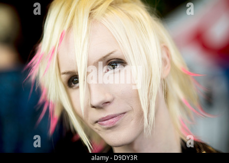 Schwedische Singer-Songwriterin YOHIO vollständiger Name Kevin Johio Lucas Rehn Eires in Japan beliebt Stockfoto