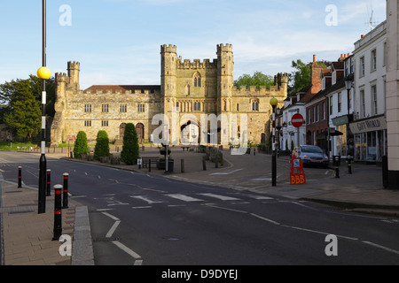 Kampf der Abtei Gatehouse, East Sussex, England, UK, GB Stockfoto