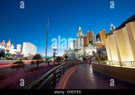 Skyline von New York in Las Vegas am 4. Juli in Las Vegas Stockfoto