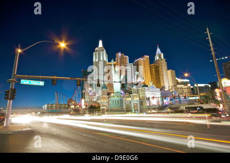 Skyline von New York in Las Vegas am 4. Juli in Las Vegas Stockfoto