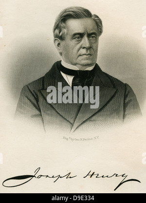 US-amerikanischer Physiker Joseph Henry (1797-1878). Stockfoto