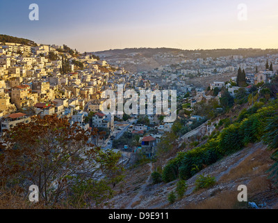 Kidron-Tal und Berg von Jerusalem, Israel Stockfoto