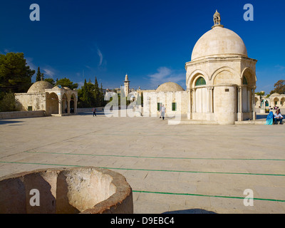 Tempelplatz auf dem Tempelberg in Jerusalem, Israel Stockfoto