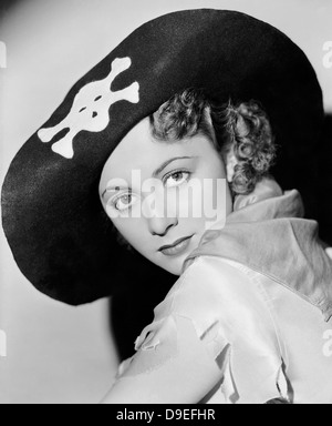 OLIVIA DE HAVILLAND anglo-amerikanischen Schauspielerin über 1932 Stockfoto