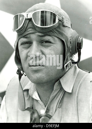 GREGORY "PAPPY" BOYINGTON (1912-1988) zweiten Weltkrieg US-Marines Fliegerass Stockfoto