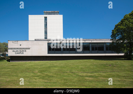 Die Allan Glen's Campus Gebäude auf Cathedral Street, Teil der Stadt Glasgow College. (Nicht mehr hier und mit neuen City College Gebäude ersetzt) Stockfoto