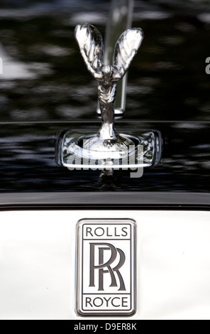 Die berühmte Rolls-Royce Silver Lady Stockfoto