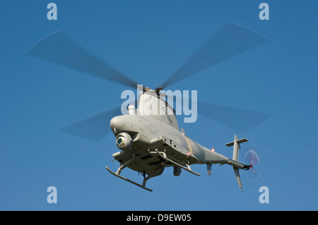 Ein MQ-8 b Fire Scout unbemannten während des Fluges. Stockfoto