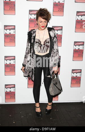 Jaime Winstone Shockwaves NME Awards 2011 statt in der O2 Academy Brixton - Ankünfte London, England - 23.02.11 Stockfoto