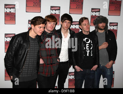 Gast Shockwaves NME Awards 2011 statt in der O2 Academy Brixton - Ankünfte London, England - 23.02.11 Stockfoto