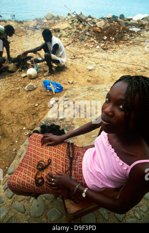 Zwischen 1536 Abschaffung Sklavenhandel Insel Gor e nur vor Küste Dakar Senegal als Slave diente post wo Hunderte Tausenden Stockfoto