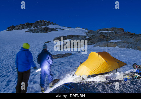 Gran Paradiso, 4061m, der höchste Gipfel ganz in Italien, Nationalpark Gran Paradiso, Aosta-Tal, Italienische Alpen, Italien Stockfoto