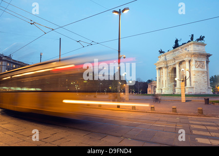 Arco della Pace, Mailand, Lombardei, Italien Stockfoto