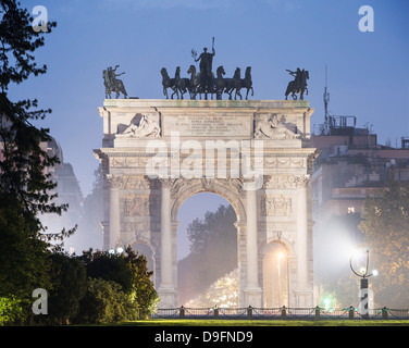 Arco della Pace, Mailand, Lombardei, Italien Stockfoto