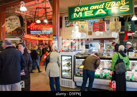 Pikes Ort Markt, Seattle, Washington State, USA Stockfoto