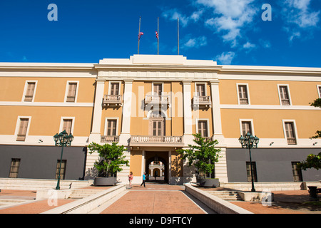 Ballaja-Kaserne, Museum of Americas Volkskunst, San Juan, UNESCO-Weltkulturerbe, Puerto Rico, West Indies, Karibik Stockfoto