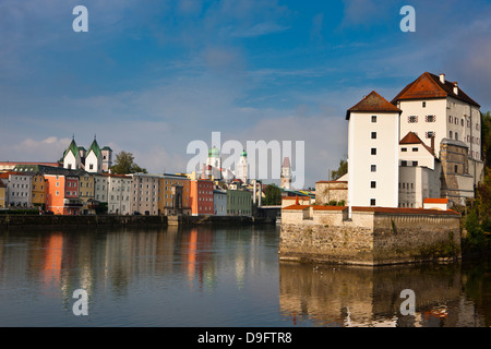 Donau, Passau, Bayern, Deutschland Stockfoto