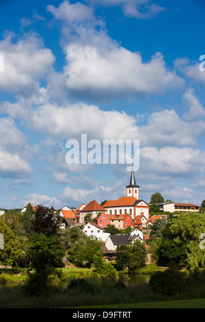 Die Stadt Wertheim im Maintal, Franken, Bayern, Deutschland Stockfoto