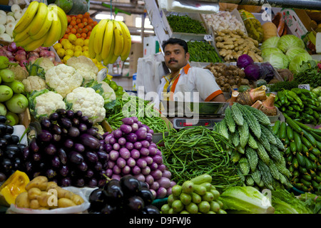 Gemüse- und Fleischmarkt, Al Ain, Abu Dhabi, Vereinigte Arabische Emirate, Naher Osten Stockfoto