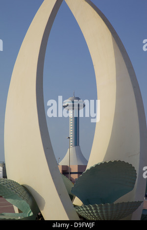 Marina Mall Tower, Abu Dhabi, Vereinigte Arabische Emirate, Naher Osten Stockfoto