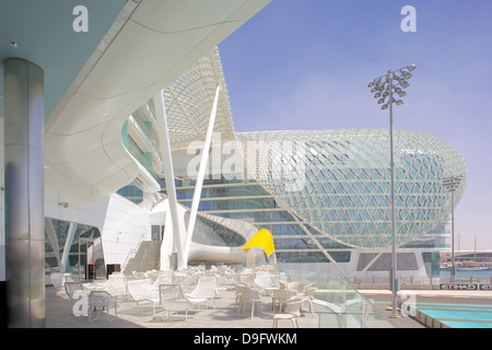 Viceroy Hotel, Yas Island, Abu Dhabi, Vereinigte Arabische Emirate, Naher Osten Stockfoto