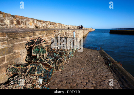 Der Hafen von St. Andrews, Fife, Schottland, UK Stockfoto