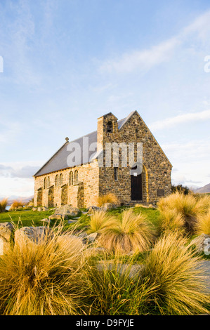 Kirche des guten Hirten, Lake Tekapo, Canterbury, Südinsel Neuseeland Stockfoto